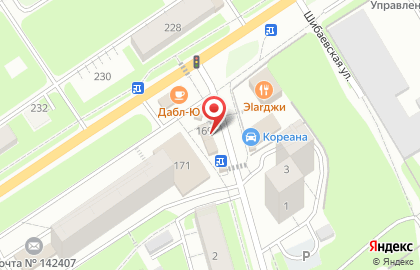 Продовольственный магазин в Москве на карте