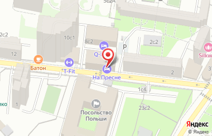 Гостиница Династия-отель.рф в Большом Тишинском переулке на карте