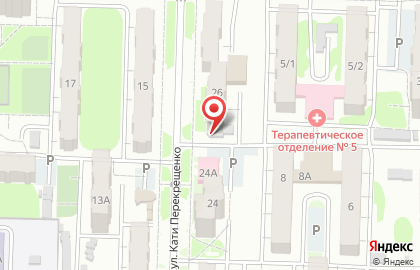 Компания Страж на улице Кати Перекрещенко на карте