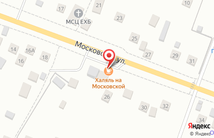 Кафе Халяль на Московской улице на карте