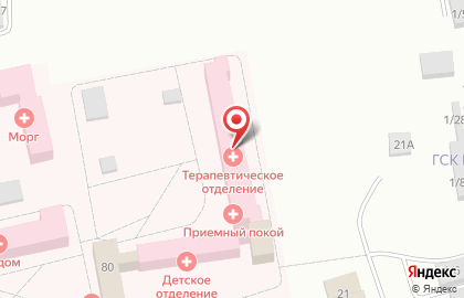 Страховая медицинская компания Капитал Медицинское Страхование на Октябрьской улице на карте