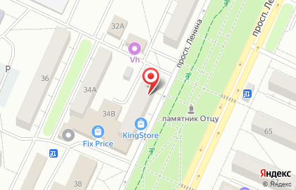 Ломбард Банкир на проспекте Ленина, 34 на карте