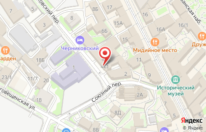 ОАО Банкомат, Московский Индустриальный банк в Центральном районе на карте
