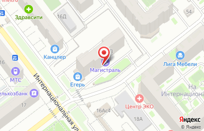 Монтажная компания на Интернациональной улице на карте