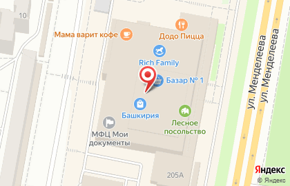 Салон-магазин подарков Курай в Октябрьском районе на карте