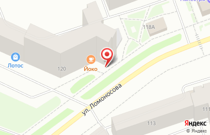 Продовольственный магазин Высотка Фасоль на улице Ломоносова на карте