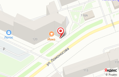 Сервисный центр Мега на улице Ломоносова на карте