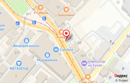 Мастерская по изготовлению ключей и ремонту замков Ключ Сервис+ на улице Габдуллы Тукая на карте