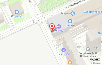 Овощная лавка в Свердловском районе на карте