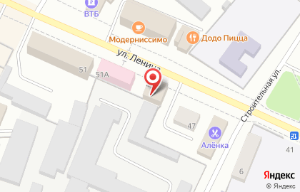 Поплавок на улице Ленина на карте