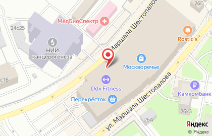 Итальянская химчистка Itallclean в Москворечье-Сабурово на карте