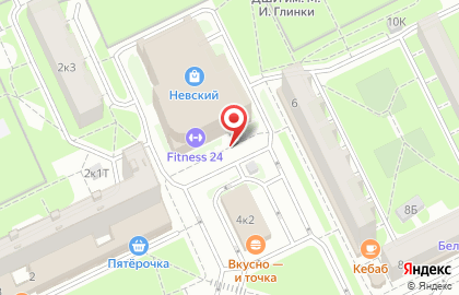 Автоматизированный пункт выдачи товаров TelePort в Санкт-Петербурге на карте