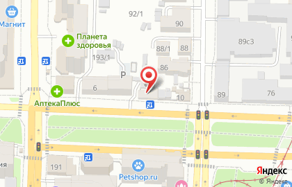 Киоск по продаже фруктов и овощей в Томске на карте