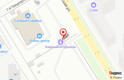 Киришиоптдизель в Московском районе на карте