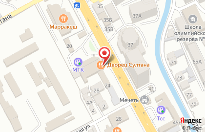 Банкетный зал Дворец султана на карте