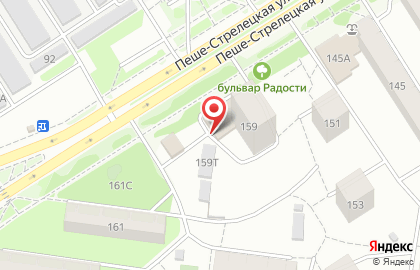 Торгово-производственная компания Потенциал на Пеше-Стрелецкой улице на карте