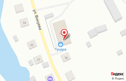Тундра в Мурманске на карте