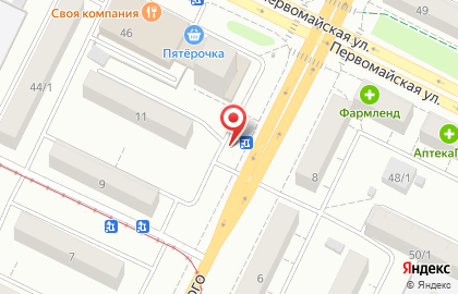 Шиномонтажная мастерская на улице Александра Невского на карте