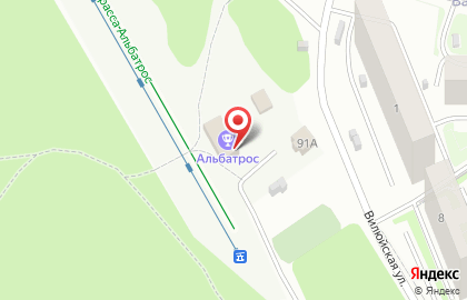 Спортивно-оздоровительный комплекс Альбатрос в Октябрьском районе на карте