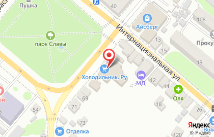 Магазин электроники и бытовой техники Холодильник.ru на карте