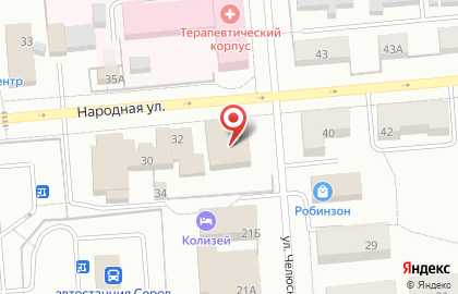 Торговый центр Автозапчасти на карте