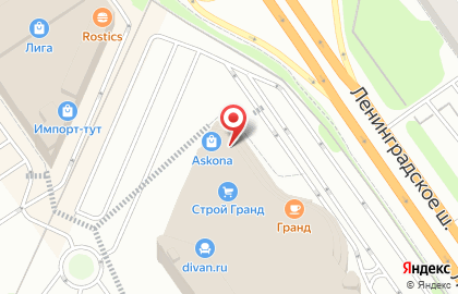 Фирменный салон Askona в Химках на карте
