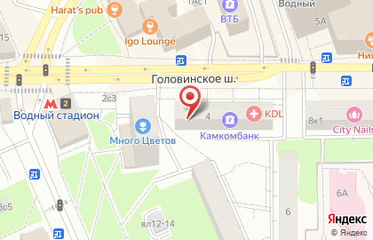 Салон красоты в Москве на карте