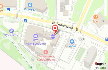 Магазин звукового оборудования АльфаЗвук на улице Пришвина на карте