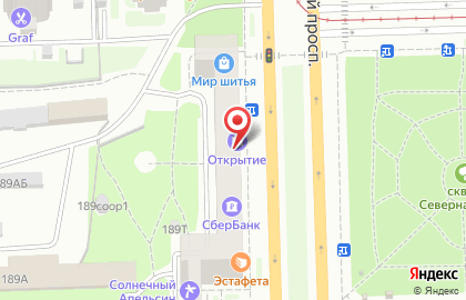 Банк Открытие на Московском проспекте, 189 на карте