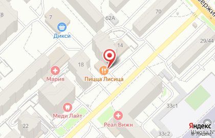 Пиццерия Пицца Лисица на Татарской улице на карте