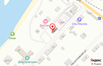 Русская баня на дровах Две реки на карте