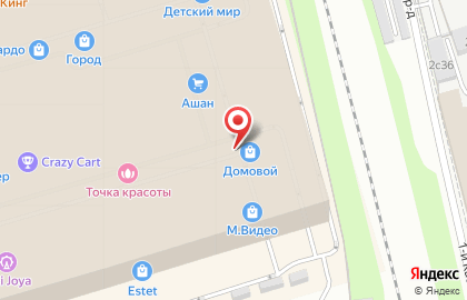 Магазин Домовой на шоссе Энтузиастов на карте