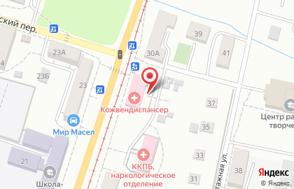 Краевой кожно-венерологический диспансер на Краснореченской улице на карте