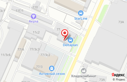 Магазин Автогир-киров в Хлебозаводском проезде на карте