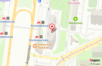 Первый ювелирный ломбард на Коломенской на карте