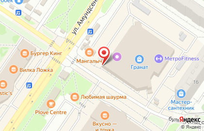Магазин техники М.Видео на улице Амундсена на карте