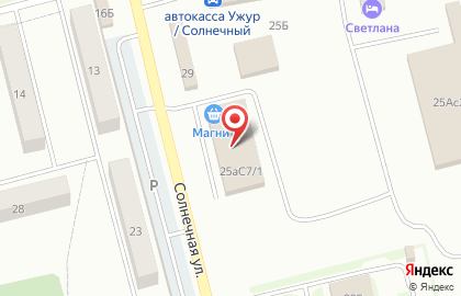 Магазин разливных напитков Ретро на Солнечной улице на карте