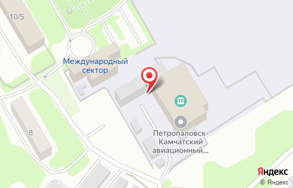 Компания Международный аэропорт Петропавловск-Камчатский грузовой терминал на карте