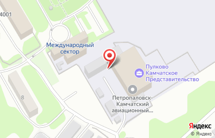 Компания Международный аэропорт Петропавловск-Камчатский грузовой терминал на карте