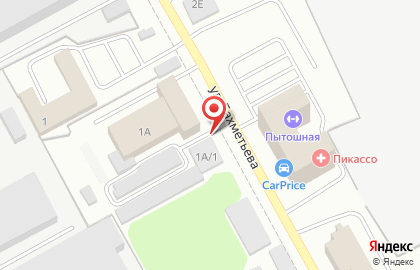 Гаражный кооператив Березка на улице Бахметьева на карте