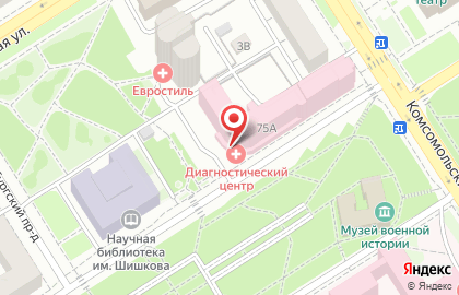 Поликлиника Диагностический центр Алтайского края на карте