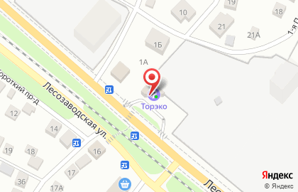 Кафе быстрого питания Мистер Блин на Лесозаводской улице на карте