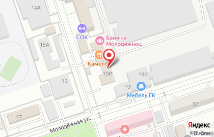 Торговая компания ТехноПарк-СПО на Молодёжной улице на карте