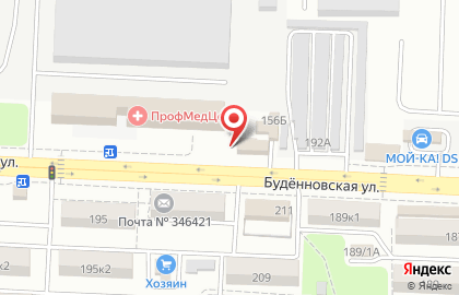Шиномонтажная мастерская в Ростове-на-Дону на карте