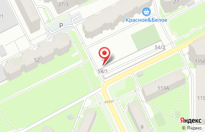 Автостоянка в Томске на карте