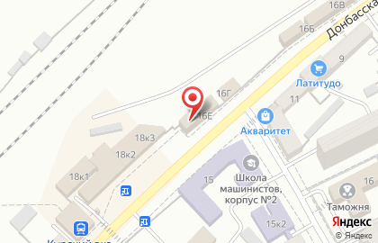 Анис на Донбасской улице на карте