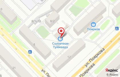 Сеть мини-маркетов Солнечная Туймаада на улице Петра Алексеева на карте