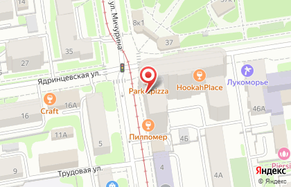 Клининговая компания Антураж Клининг на Ядринцевской улице на карте