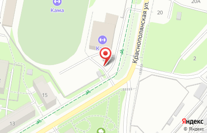 Шиномонтажная мастерская Шиномастер на Краснополянской улице на карте