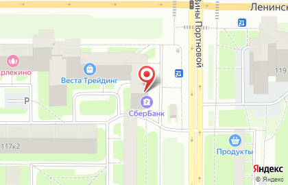 Терминал СберБанк на Ленинском проспекте на карте